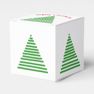 Favour Box - Stylized Christmas Trees