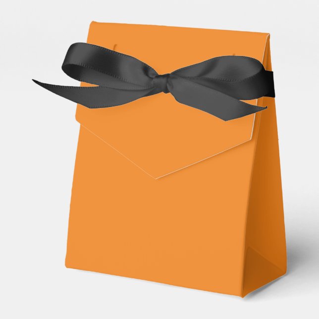 Favour Box Tent Style Orange (Front Side)