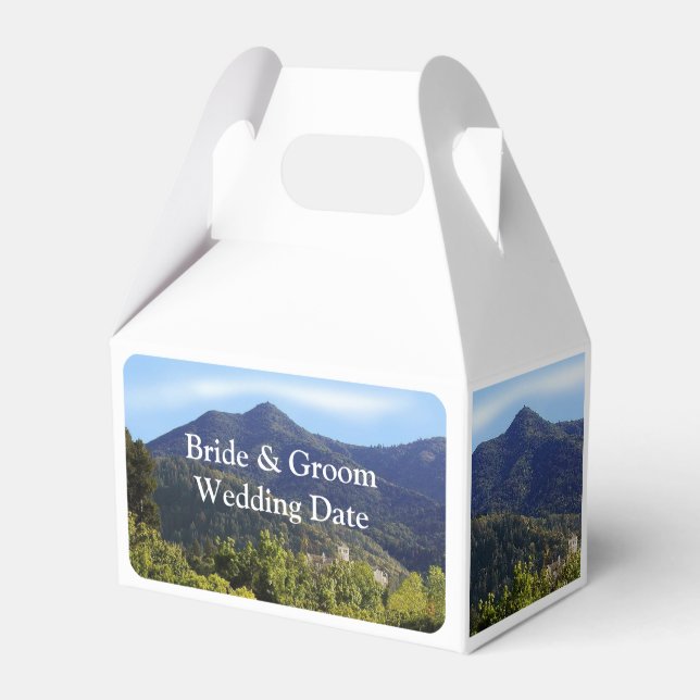Favour Boxes Gable Personalized Mt Tamalpais Churc (Front Side)