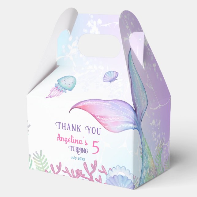 Favour Boxes Nautical themed birthday  (Front)