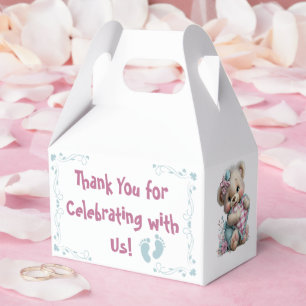 Favour Boxes Teddy Bear Baby Shower
