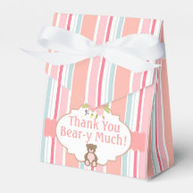 Favour Boxes Teddy Bear Picnic Shabby Chic