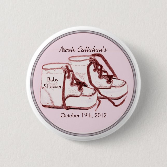 Favour Buttons Baby Shower (Front)