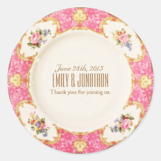 Favour Label Victorian Tea Party