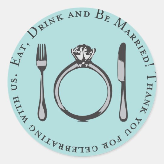 Favour Sticker | Eat, Drink and Be Married