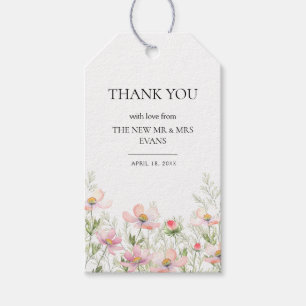 Favour Tags for a wildflower wedding.
