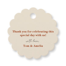 Favour Thank you Tag