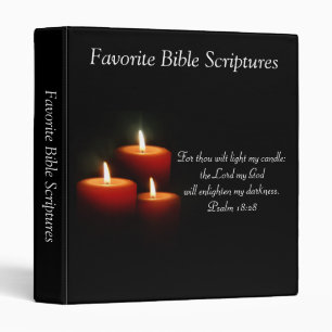 Favourite Bible Scripture Binder