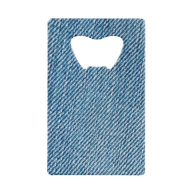 Favourite Blue Jeans Wallet Bottle Opener (Front)