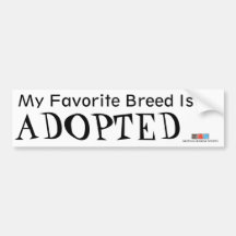 Favourite Breed Bumper Sticker