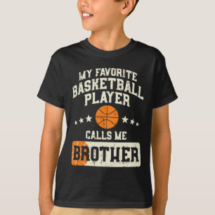 Favourite Bysketbyll Player Brother Family Byller  T-Shirt
