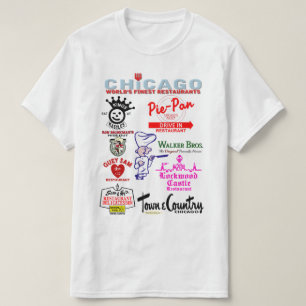 Favourite Chicagoland Restaurants, v3. T-Shirt