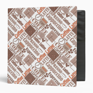 Favourite coffee fleece blanket binder