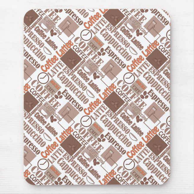 Favourite coffee  mouse pad (Front)