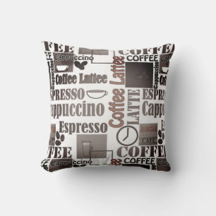 Favourite coffee throw pillow