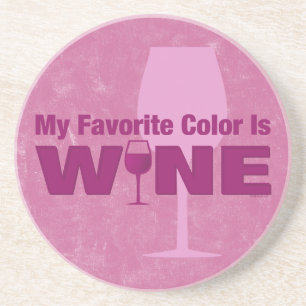 Favourite Colour Is Wine Coaster