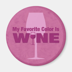 Favourite Colour Is Wine Magnet