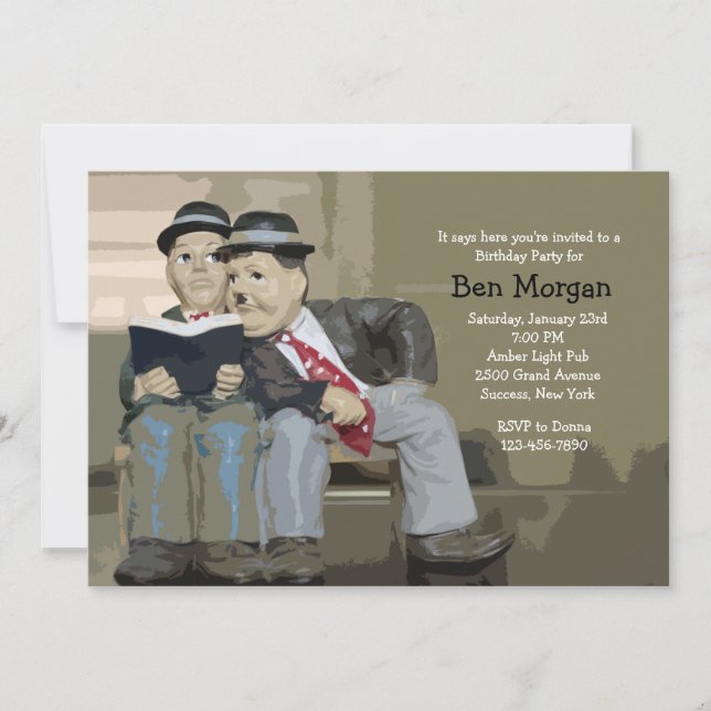 Favourite Comedians Invitation (Front)