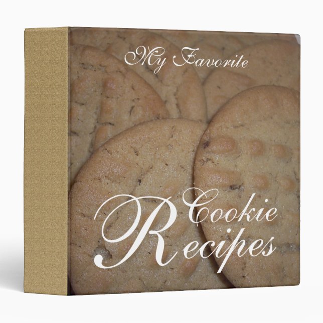 Favourite Cookie Recipes Binder (Front/Spine)