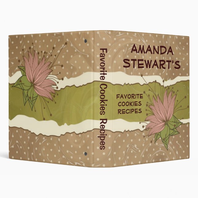 Favourite Cookies Recipes  Binder (Background)
