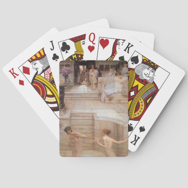 Favourite Custom by Lawrence Alma-Tadema Playing Cards (Back)