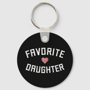 Favourite Daughter Family Reunion Daughter Funny Keychain