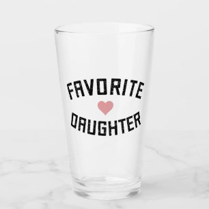 Favourite Daughter Family Reunion Funny Gifts Glass