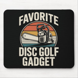 Favourite Disc Golf Gadget Funny Disc Golf Mouse Pad