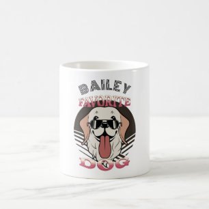Favourite dog, funny cute dog mom/dad Personalize Coffee Mug
