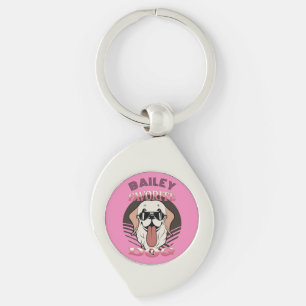 Favourite dog, funny cute dog mom/dad Personalize Keychain