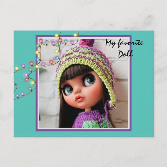 Favourite dolls, dolls Blythe doll Postcard (Front)