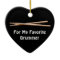 Favourite Drummer Drumsticks Customizable Ornament