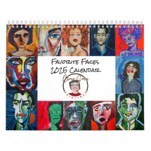 Favourite Faces 2025 Calendar