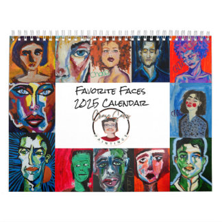 Favourite Faces 2025 Calendar