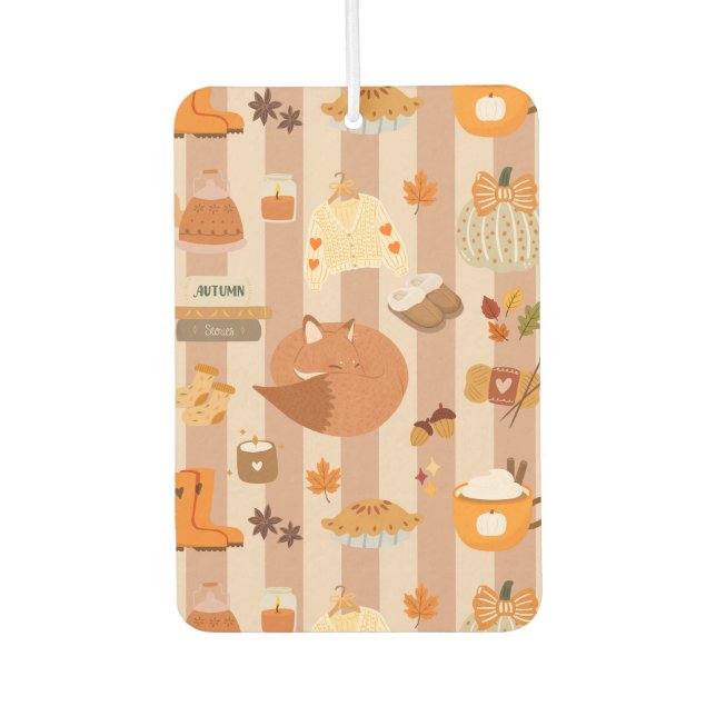   Favourite Fall Things Air Freshener (Front)