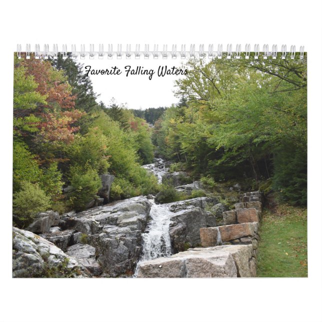 Favourite Falling Waters Wall Calendar (Cover)