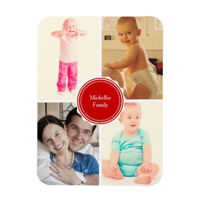 Favourite Family Photos Magnet (Vertical)