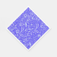 Favourite Floral Pattern, Periwinkle Blue,