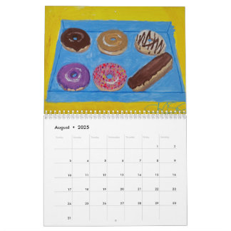 Favourite Foods Calendar