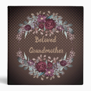 Favourite grandma, retro, vintage binder