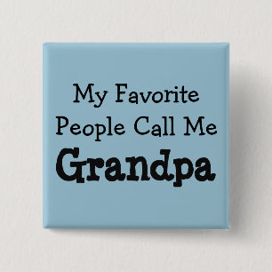 Favourite Grandpa 2 Inch Square Button
