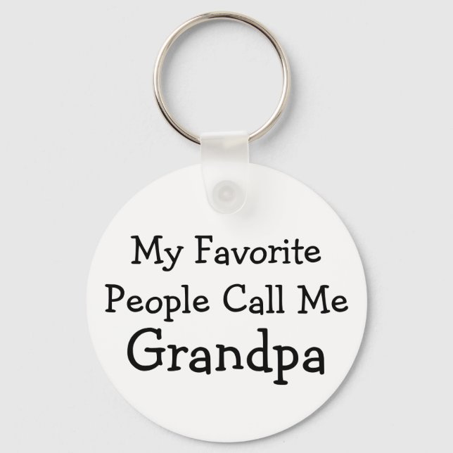 Favourite Grandpa Keychain (Front)