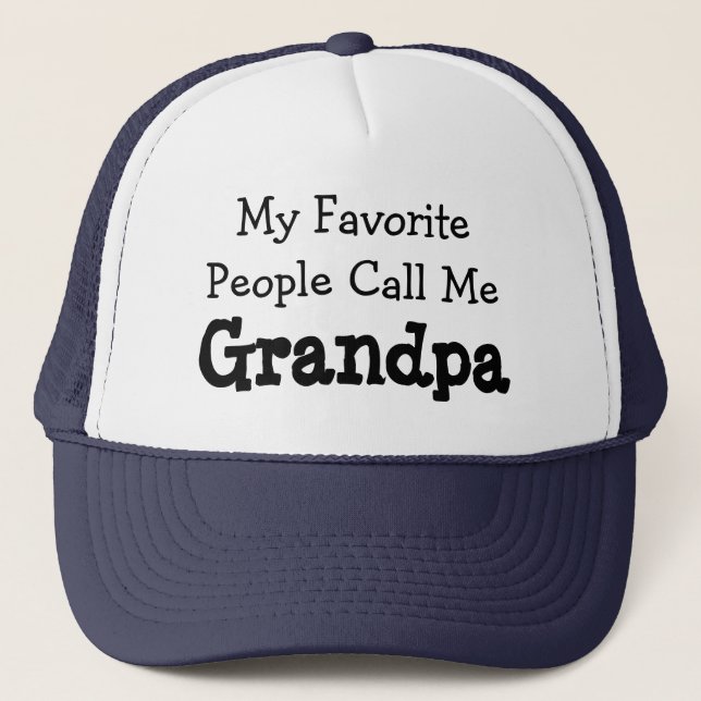 Favourite Grandpa Trucker Hat (Front)