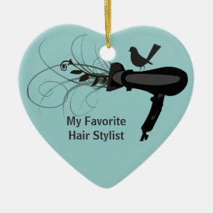 Favourite Hair Stylist Ceramic Ornament