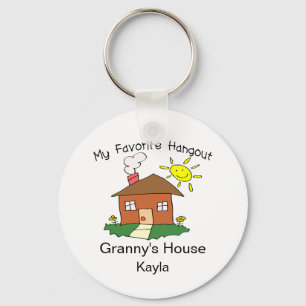 Favourite Hangout Granny's House Keychain