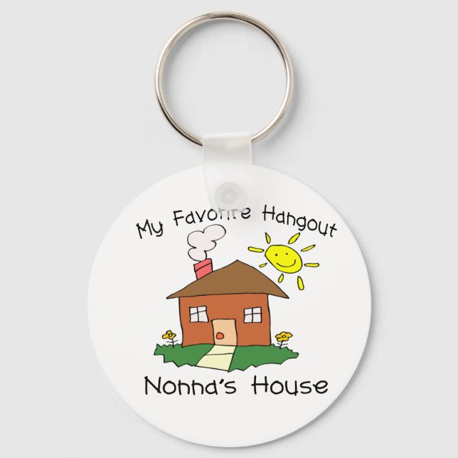 Favourite Hangout Nonna's House Keychain (Front)