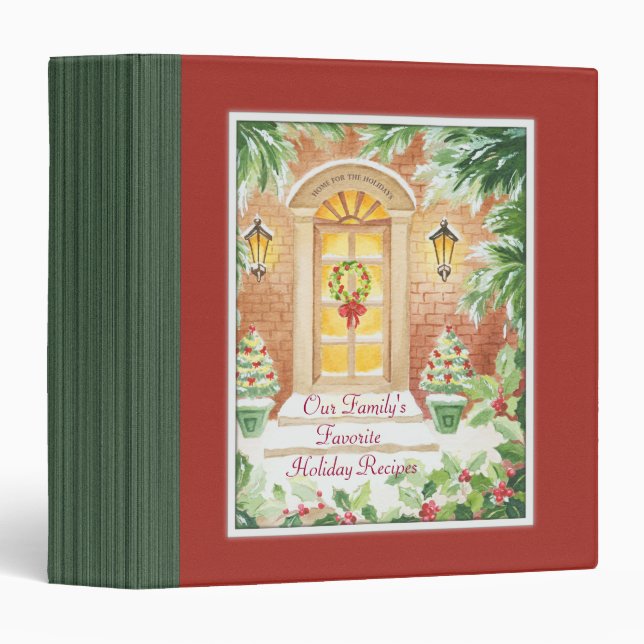 Favourite Holiday Recipes Binder (Front/Spine)