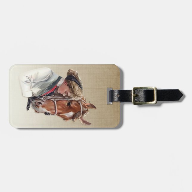 Favourite Horse Luggage Tag (Front Horizontal)