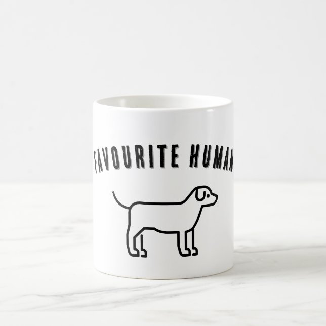 Favourite Human Coffee Mug (Center)