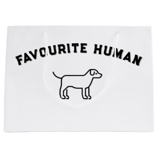 Favourite Human Large Gift Bag